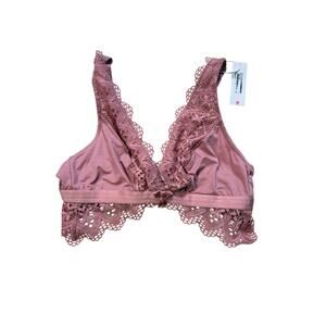 New Cosabella Micca Bralette Women's Small Tea Rose Never Say Never